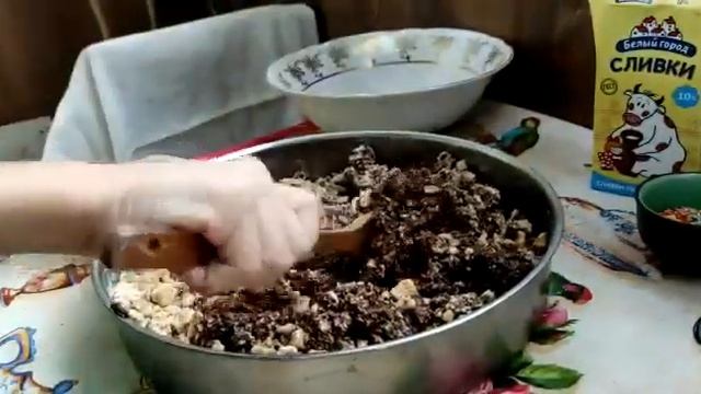 حلى البسكويت بالشيكولاتة وجوز الهند/Бисквит из сладкого шоколада и кокоса смотреть онлайн