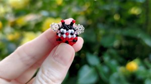Мастер-класс Божья Коровка из Бисера