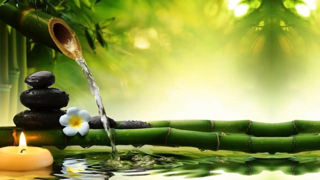 3 HOURS Relaxing Meditation Music with Water Flow Background -Yoga, Massage, Spa, Reading, Sleep,ZE смотреть онлайн