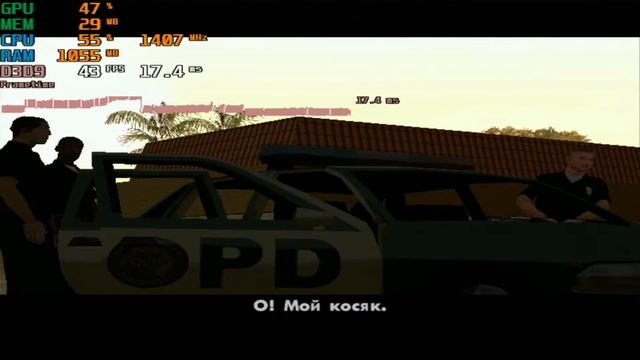 Intel GMA 945 - 950 ( 82945G ) TEST GTA San Andreas 640x480 32Bit смотреть онлайн
