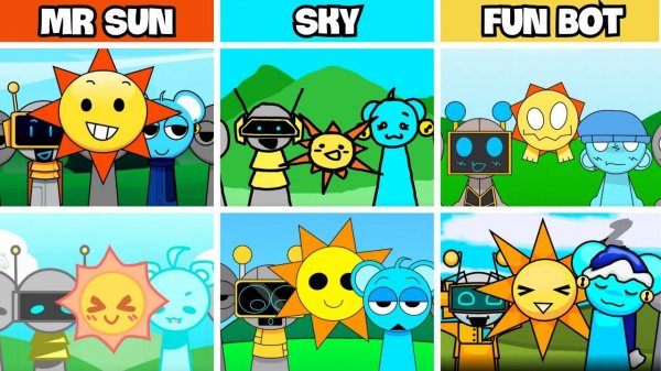 Incredibox - Sprunki but TRIO (FUN BOT, MR SUN, SKY) из Топ-50 Модов | Incredibox Sprunki