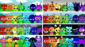 Incredibox - Sprunki, но РАДУЖНЫЕ МЛАДЕНЦЫ во ВСЕХ разных модах | Incredibox Sprunki