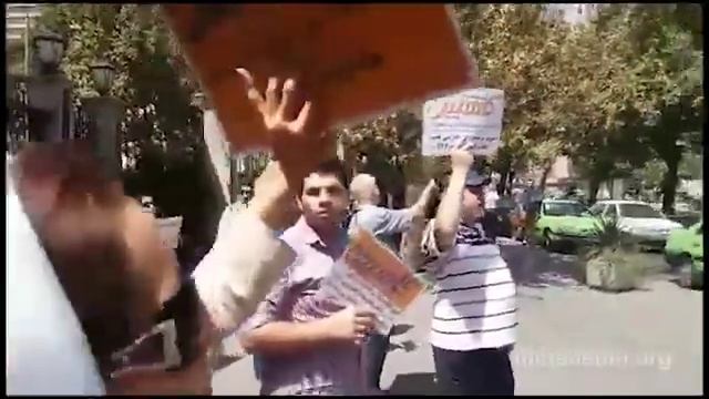 Tehran, Iran Aug 20 people chant They stole our money and lie about returning it смотреть онлайн