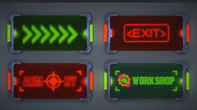 3D Game Asset: Scifi Neon Sign смотреть онлайн