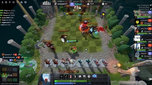 9 WARRRIOS TOO STRONG (60 FPS BTW) ► DOTA 2 AUTO CHESS смотреть онлайн