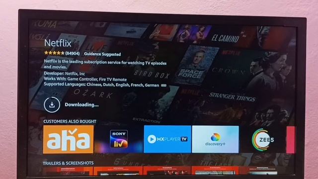 Amazon Fire TV Stick : How to Install NETFLIX App смотреть онлайн