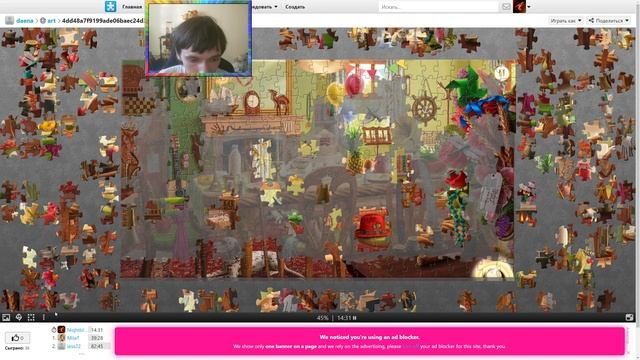 Собираю грязные пазлы! Puzzles! 300 Элементов! Детализированный стол! №12 смотреть онлайн