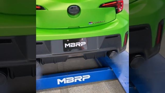 MBRP 3" Dual Split Rear Cat-Back System for the GR Corolla 2023+ смотреть онлайн