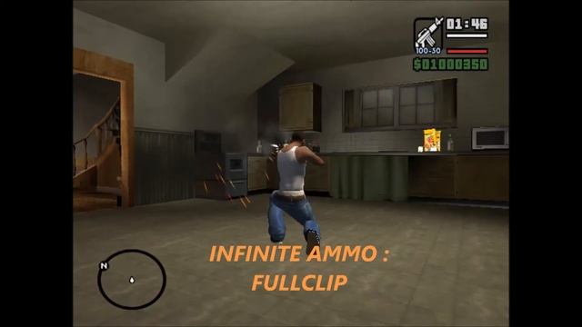 G.T.A San Andreas Pc Cheats - Infinite Ammo смотреть онлайн