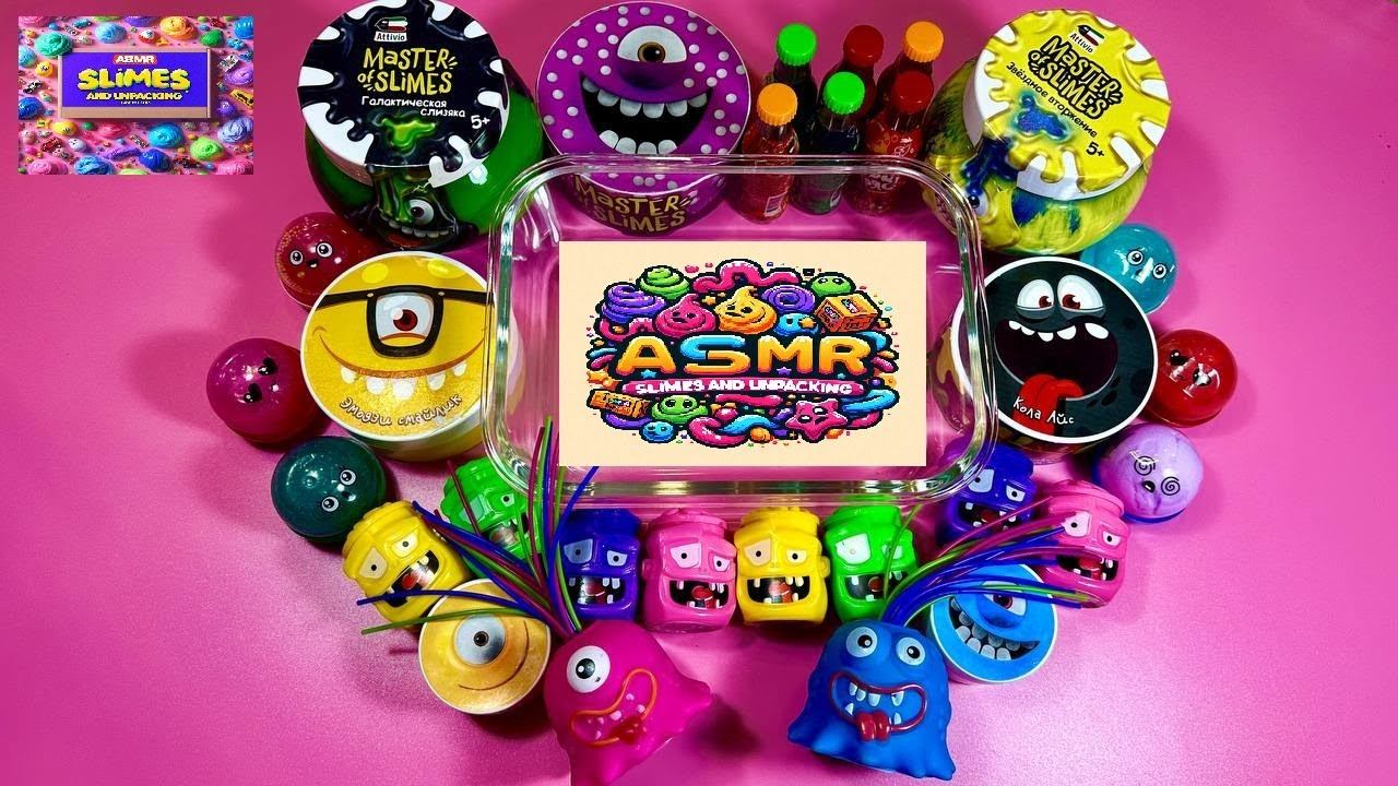 Mixing Store Bought Slime Into Clear Slime