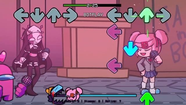 double kill but sarvente, pink impostor and Natsuki sing it смотреть онлайн