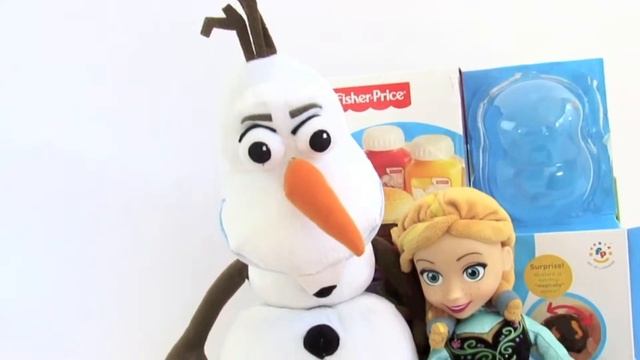 Fisher Price FROZEN BURGER PARTY with Anna and Olaf !! смотреть онлайн