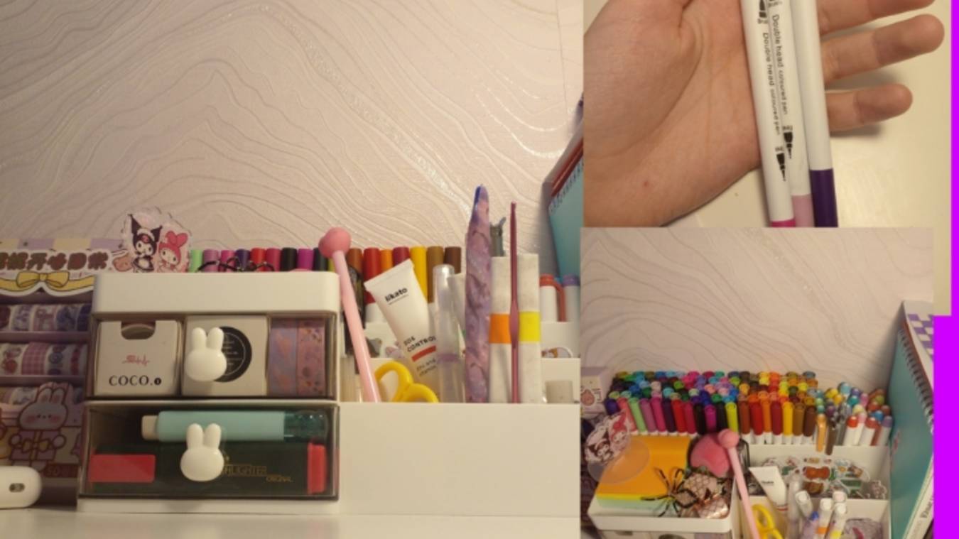 Обзор на свою канцелярию 📚📓📒🖊✏️. ~ живя полной силой~ смотреть онлайн