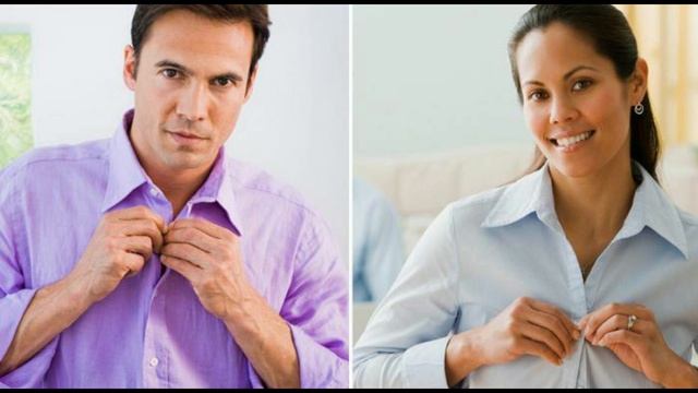 На какую сторону пришивать пуговицы? смотреть онлайн