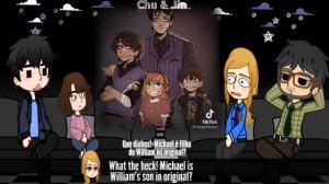 •|FNAF movie characters react to original Afton family|• FNAF