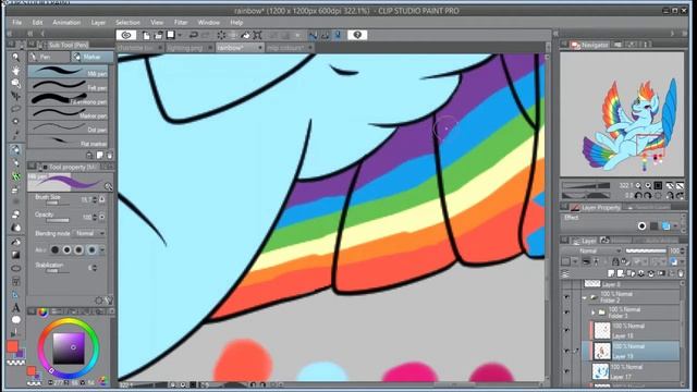 MLP Rainbow Dash speedpaint смотреть онлайн