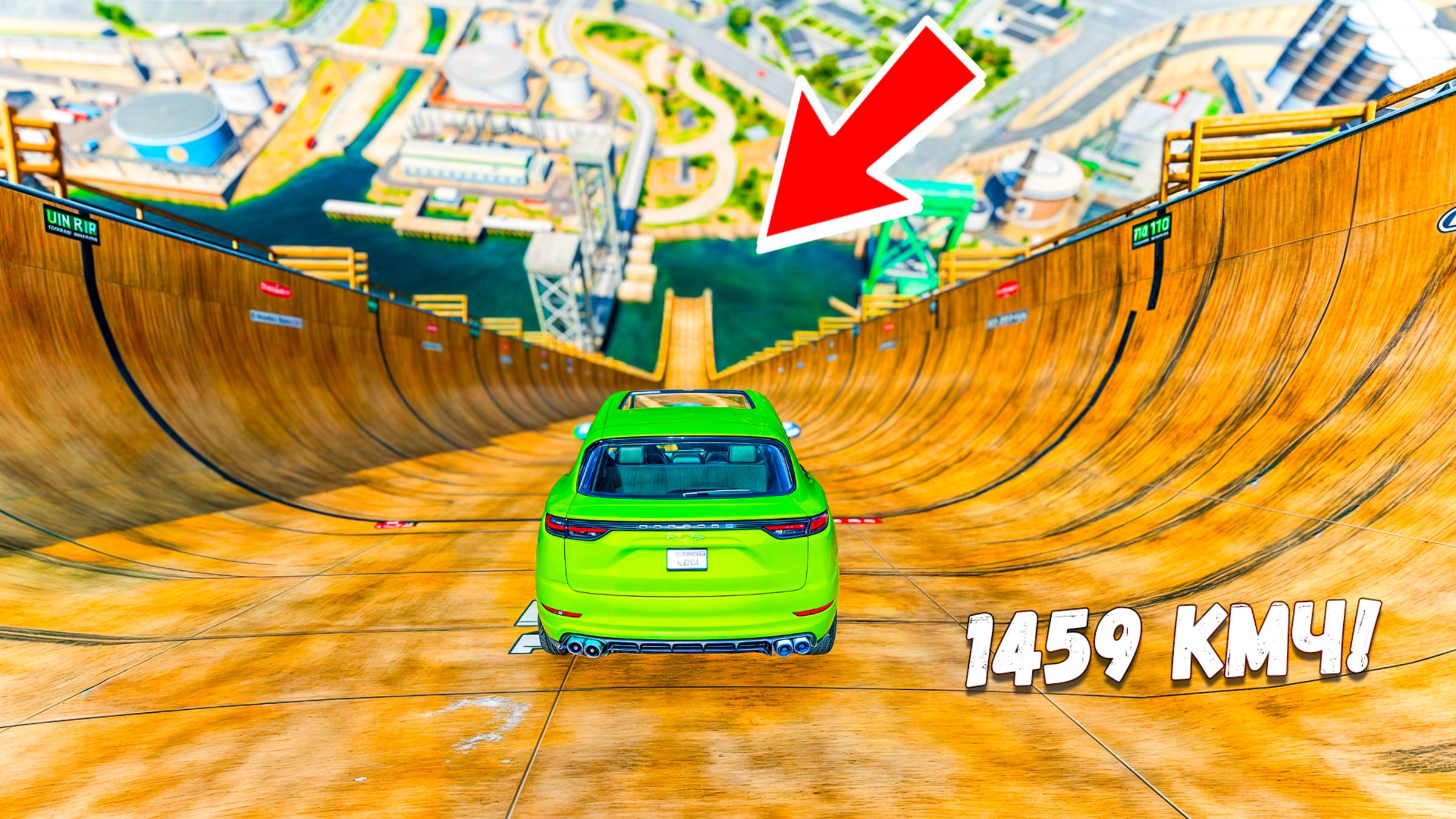 СПУСК С ГОРЫ БЕЗ ТОРМОЗОВ НА ЧИТ ТАЧКАХ В GTA 5 ONLINE! смотреть онлайн