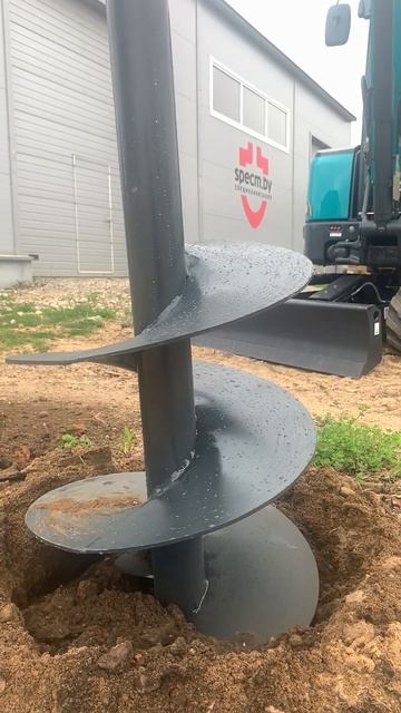 Гидробур для мини-экскаватора. Sunward. смотреть онлайн