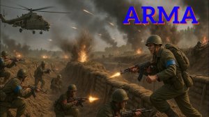 Штурм и взятие окопа. Бой солдат Украины и России в Arma Reforger
