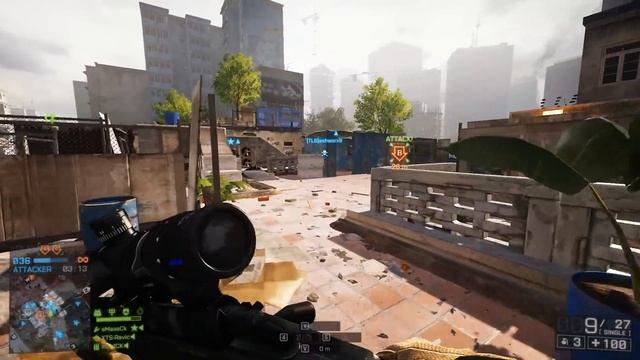 Battlefield 4 Recon Class - Bolt Action Gameplay смотреть онлайн