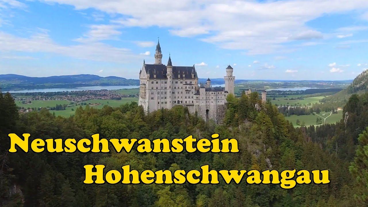 Walking Tour Near Neuschwanstein And Hohenschwangau Castles, Germany. [4K].