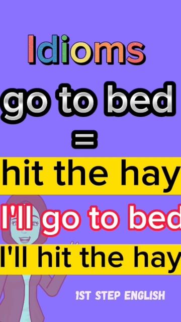 instead of saying "go to bed" you better say... #idioms #phrases #advancedenglish #ielts смотреть онлайн