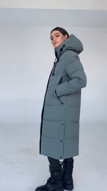 Зимнее женское пальто OHARA на био-пухе. Артикул CB-21701 смотреть онлайн