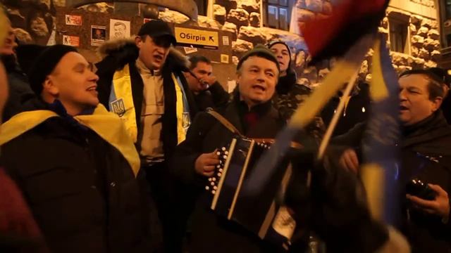 Євромайдан. Співи під КМДА. Червона Рута смотреть онлайн