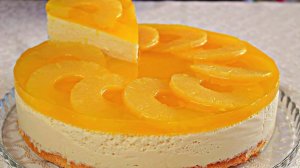 НИЗКОКАЛОРИЙНЫЙ ТВОРОЖНЫЙ ТОРТ С АНАНАСАМИ