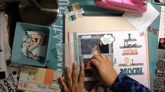 Scrapbooking Process #49-"To the moon" WIW 1/10 смотреть онлайн