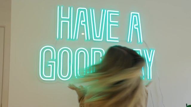 Home Decor Idea - Color Changing RGB Neon Light Signs From Custom Neon® #neonlight #neonsign #quote