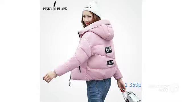 Женская одежда AliExpress - стильная зимняя куртка смотреть онлайн