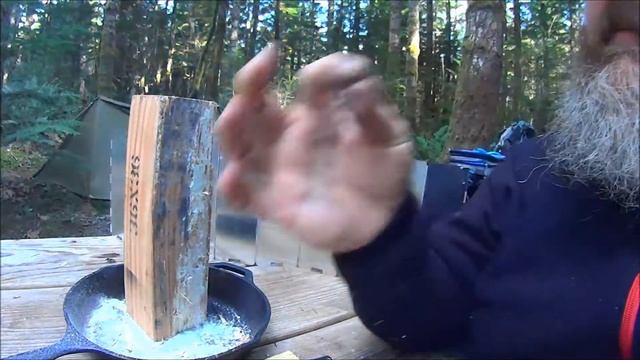Fatwood from dimensional lumber and wackin sticks with the Ontario SP8 смотреть онлайн