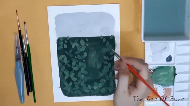 How to paint simple Daisy flowers | Step by step tutorial | Poster colors смотреть онлайн