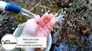 Абиссинская скважина с четвертой попытки.