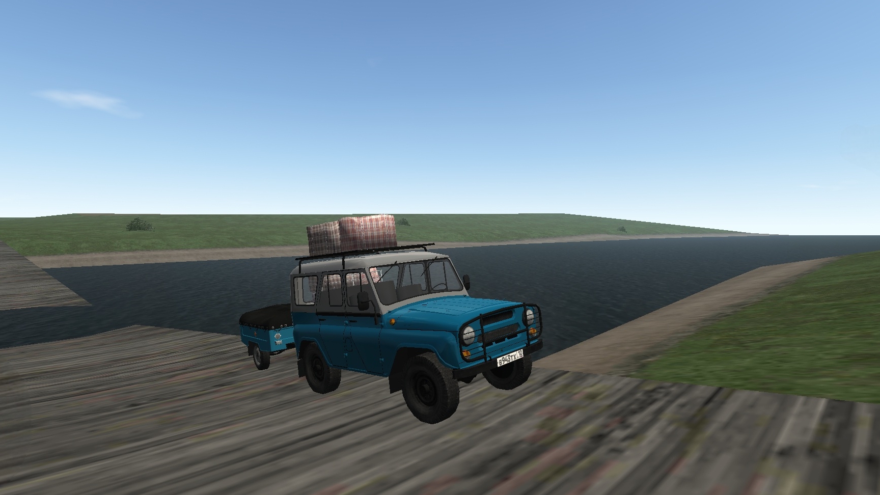 Доставляю груз по бездорожью на уазике в Motor Depot смотреть онлайн