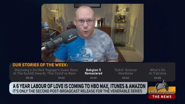 Discovery's Nod, Voyager's Guest Stars and Remastered Babylon 5 is Here : Trekzone's The News смотреть онлайн