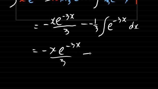 Integral of xe^minus ax by Parts смотреть онлайн