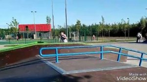 Неудачные трюки в скейт-парке