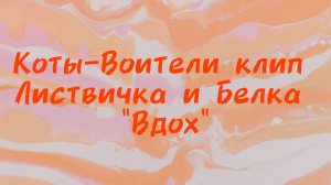 Коты-Воители клип Листвичка и Белка "Вдох"