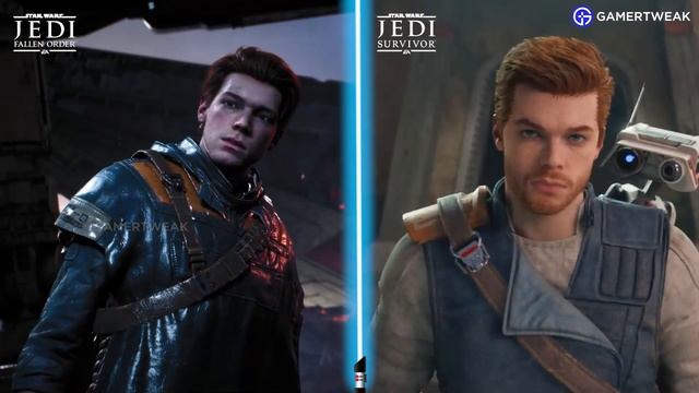 Star Wars Jedi: Survivor (2023) VS Fallen Order (2019) QUICK GRAPHICS COMPARISON смотреть онлайн