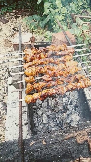 шашлык#индейка#маринад майонез специи и соевый соус#вкусно и диетично смотреть онлайн