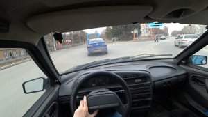 ЕДУ НА ВАЗ 2114 - ВИД ОТ ПЕРВОГО ЛИЦА