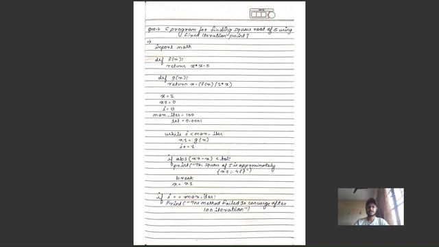 PYTHON PROGRAM FINDING SQUARE ROOTS USING VARIOUS METHOD смотреть онлайн