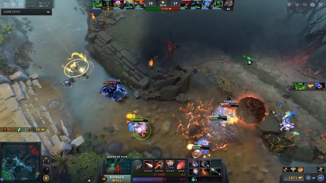 Dota 2 Queen of Pain 7673 MMR 27/3/6 (Kills/Deaths/Assists) Ranked Full Gameplay смотреть онлайн
