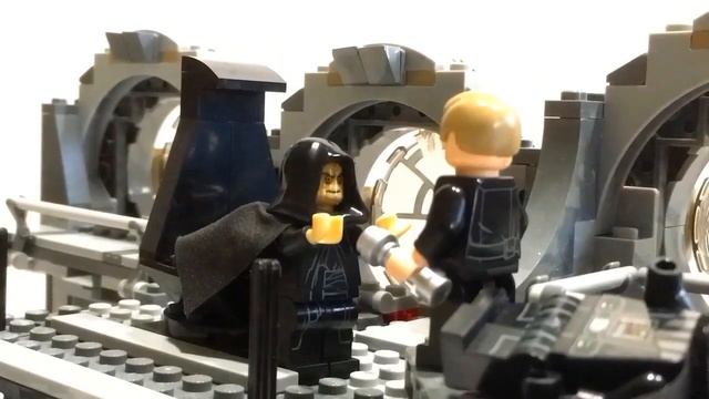Lego STAR WARS Luke and Darth Vader Final Duel Emperor Palpatine Stop Motion Movie смотреть онлайн