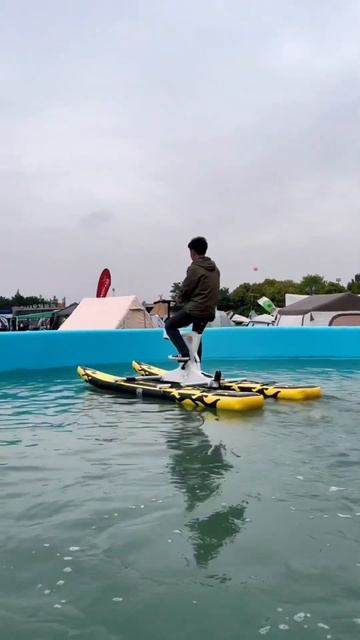 IPOOLGO inflatable pool/boat/waterbike customization factory смотреть онлайн