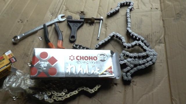 Как укоротить приводную цепь до нужного размера для мопеда Альфа? смотреть онлайн