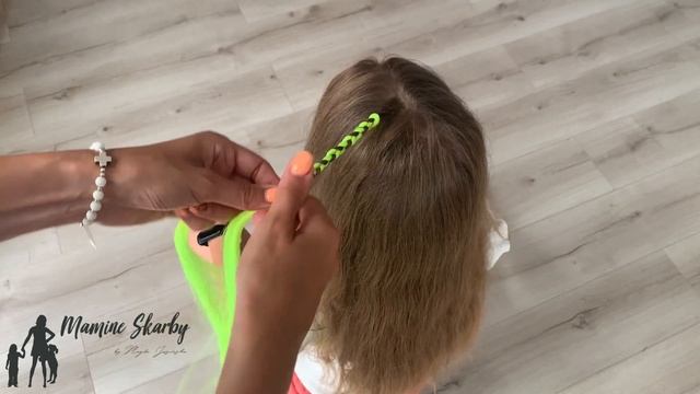 Warkoczyki z syntetycznych włosów - jak zaplatać? Syntetic hair braid. смотреть онлайн