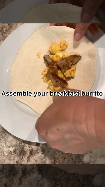 Keto Breakfast Burrito .How To Make Breakfast Burritos . #Keto #Shorts